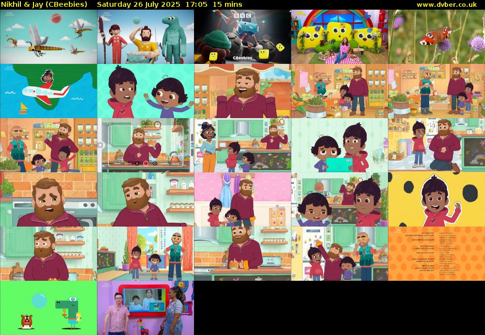 Nikhil & Jay (CBeebies) Saturday 26 July 2025 17:05 - 17:20