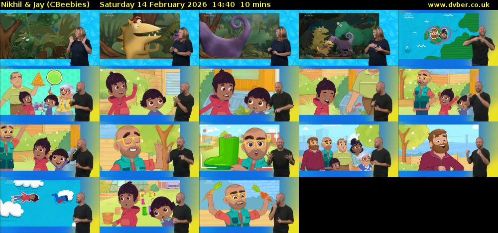 Nikhil & Jay (CBeebies) Saturday 14 February 2026 14:40 - 14:50