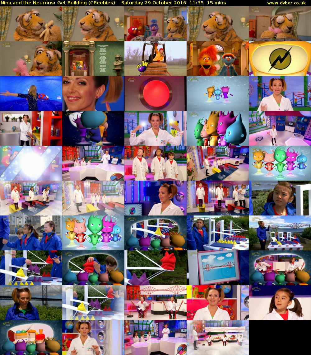 Nina and the Neurons: Get Building (CBeebies) Saturday 29 October 2016 11:35 - 11:50