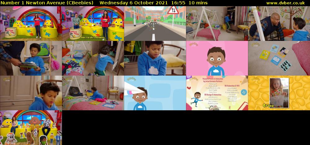Number 1 Newton Avenue (CBeebies) Wednesday 6 October 2021 16:55 - 17:05
