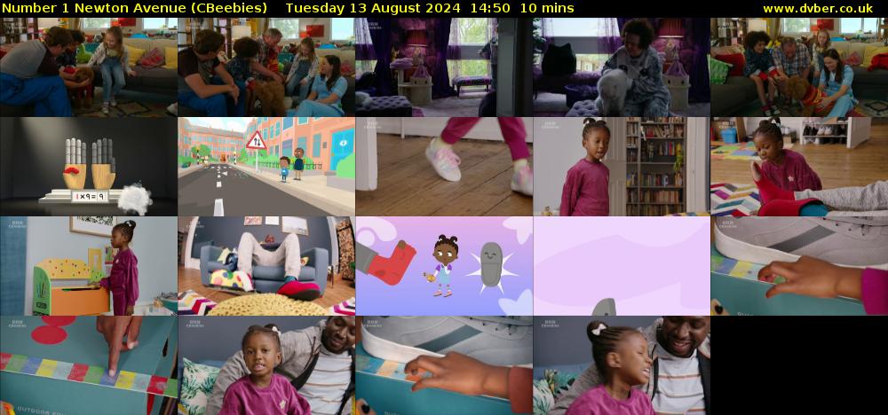 Number 1 Newton Avenue (CBeebies) Tuesday 13 August 2024 14:50 - 15:00