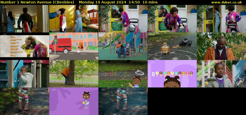 Number 1 Newton Avenue (CBeebies) Monday 19 August 2024 14:50 - 15:00