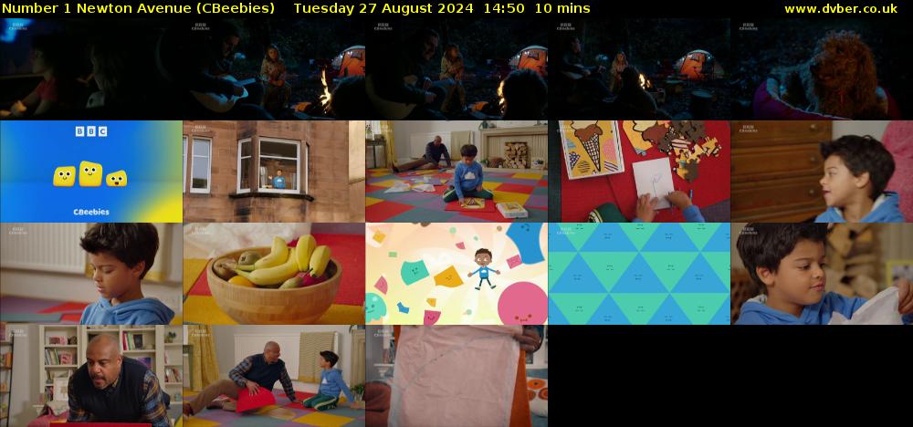 Number 1 Newton Avenue (CBeebies) Tuesday 27 August 2024 14:50 - 15:00