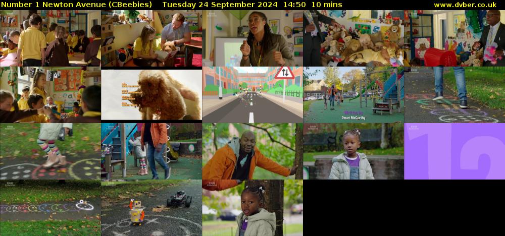Number 1 Newton Avenue (CBeebies) Tuesday 24 September 2024 14:50 - 15:00