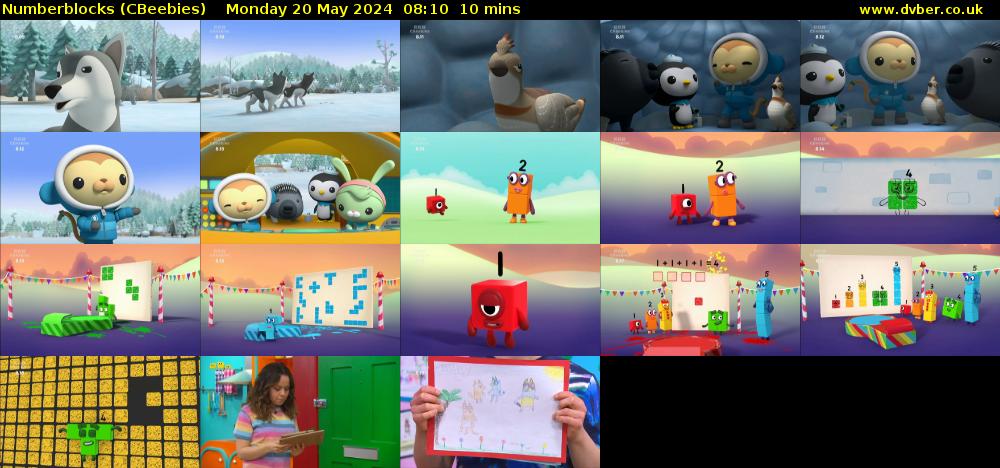 Numberblocks (CBeebies) Monday 20 May 2024 08:10 - 08:20