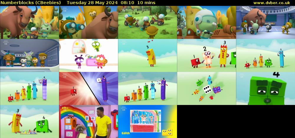 Numberblocks (CBeebies) Tuesday 28 May 2024 08:10 - 08:20