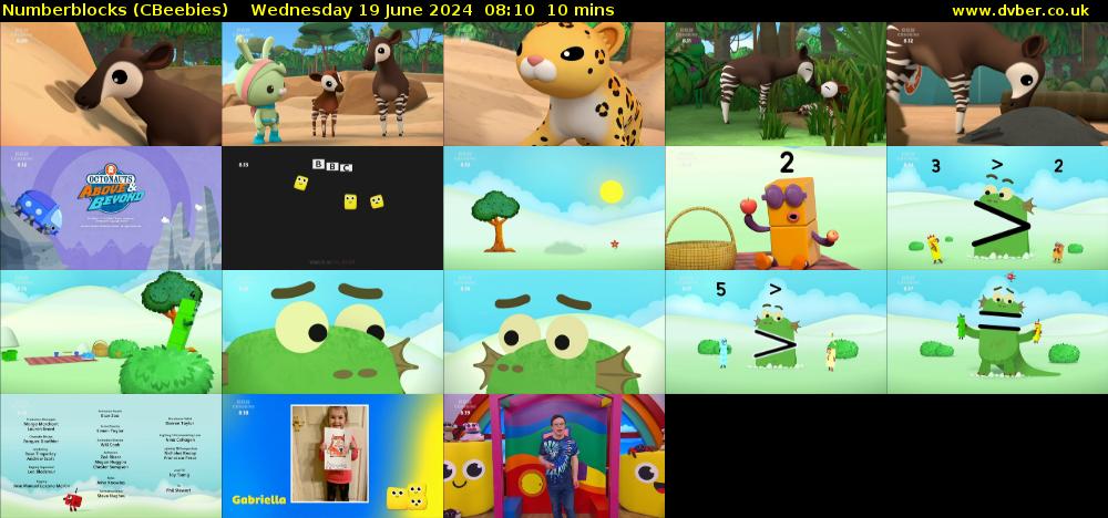 Numberblocks (CBeebies) Wednesday 19 June 2024 08:10 - 08:20