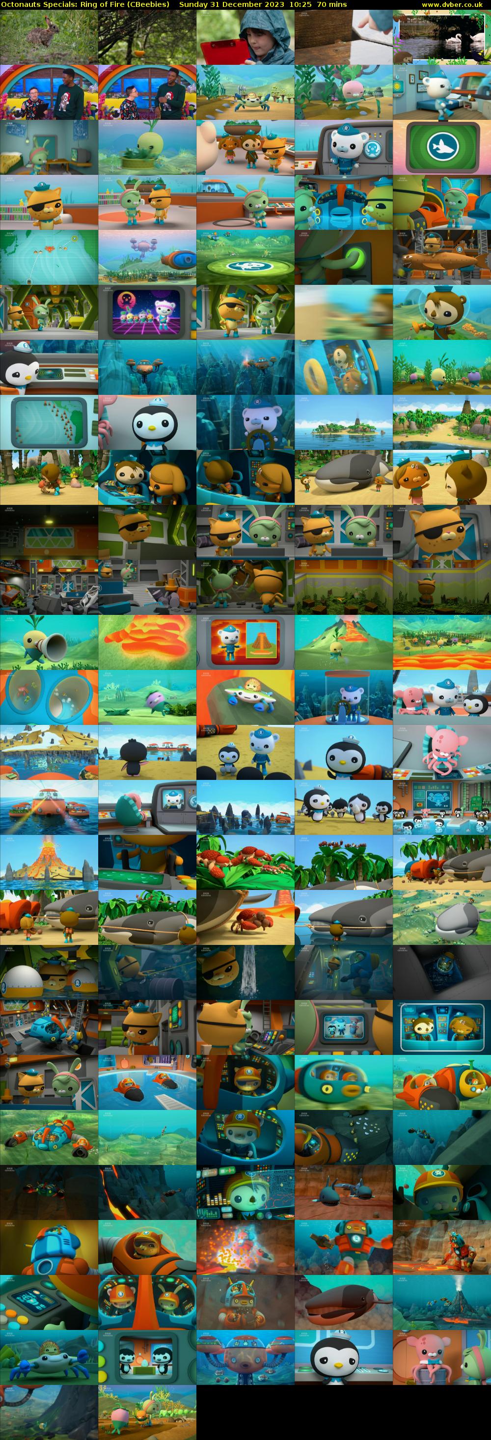 Octonauts Specials: Ring of Fire (CBeebies) Sunday 31 December 2023 10:25 - 11:35