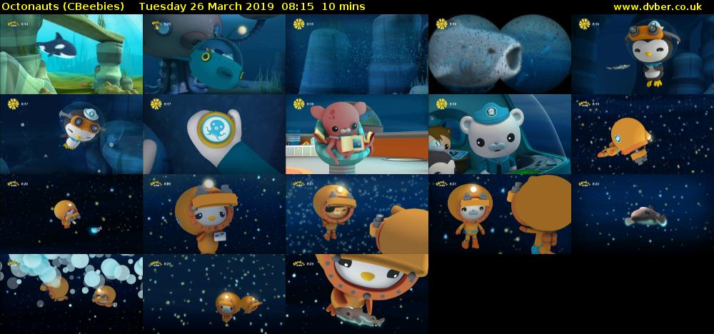 Octonauts (CBeebies) Tuesday 26 March 2019 08:15 - 08:25