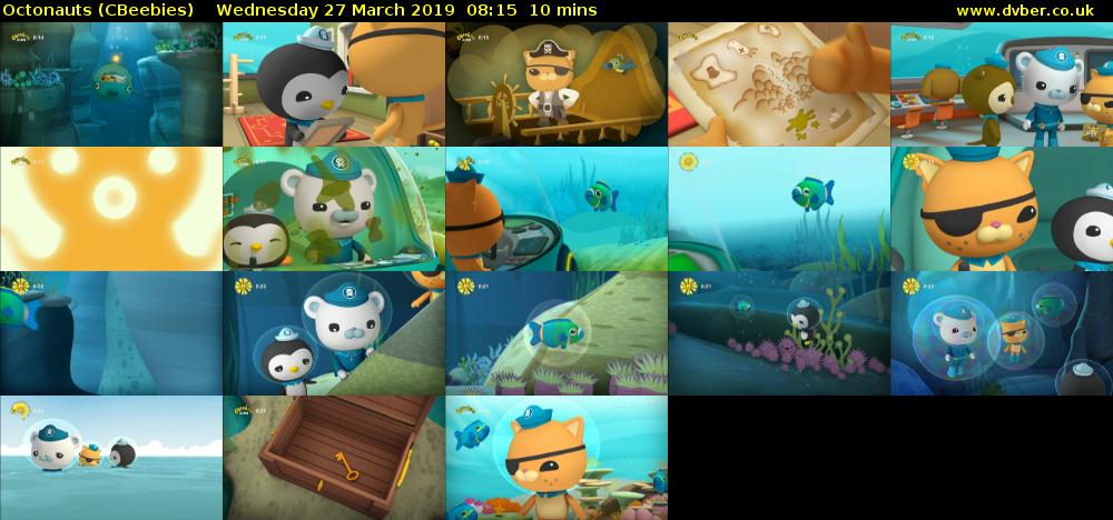 Octonauts (CBeebies) Wednesday 27 March 2019 08:15 - 08:25