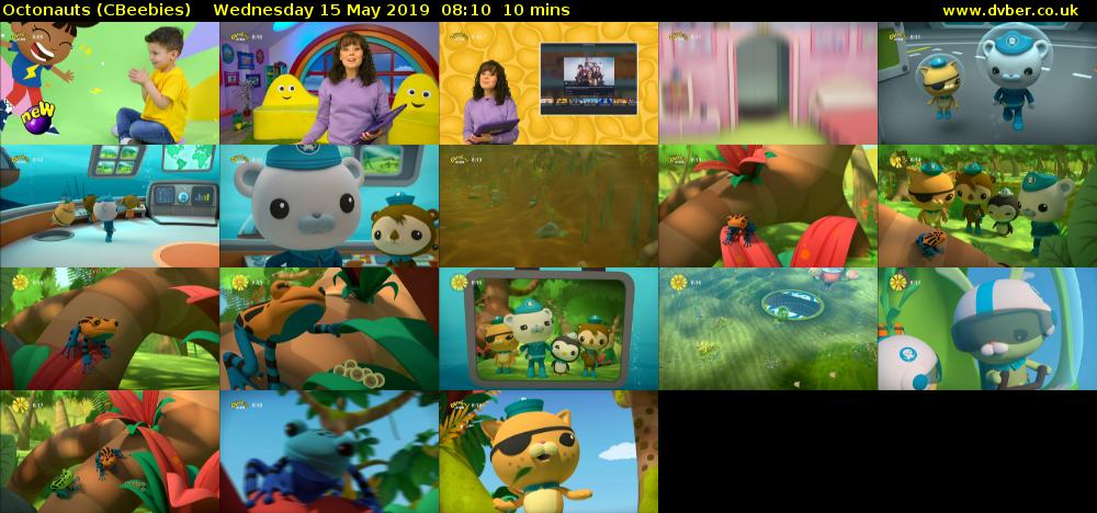 Octonauts (CBeebies) Wednesday 15 May 2019 08:10 - 08:20