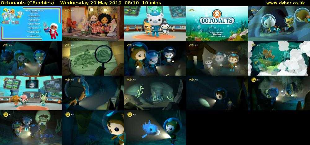 Octonauts (CBeebies) Wednesday 29 May 2019 08:10 - 08:20