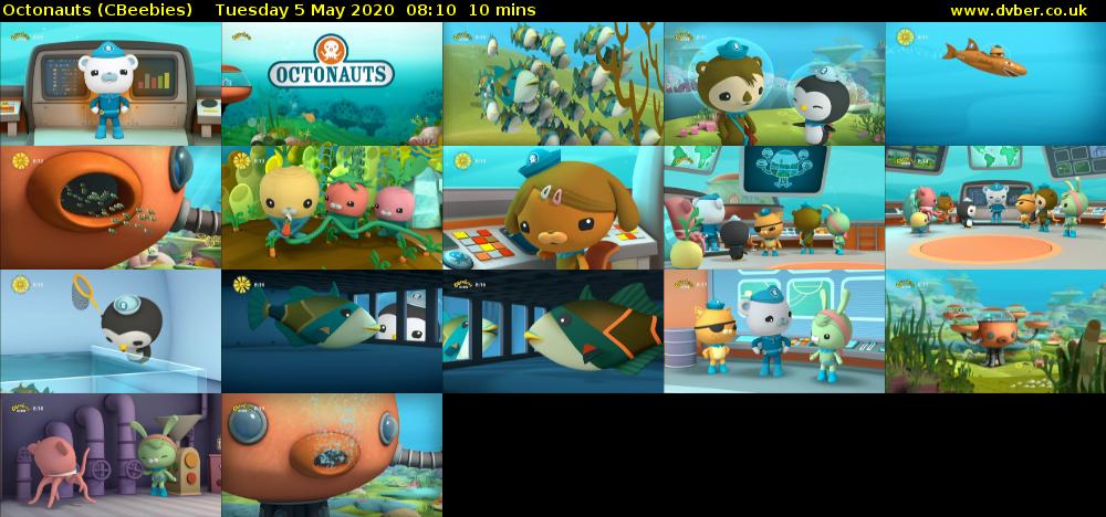 Octonauts (CBeebies) Tuesday 5 May 2020 08:10 - 08:20