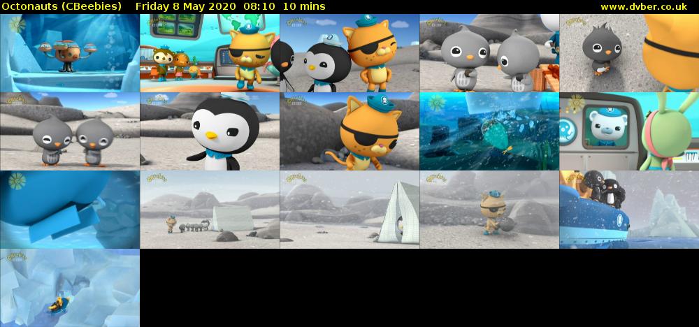 Octonauts (CBeebies) Friday 8 May 2020 08:10 - 08:20