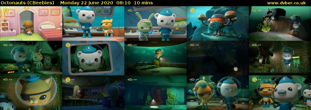 Octonauts (CBeebies) Monday 22 June 2020 08:10 - 08:20