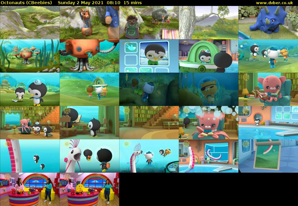 Octonauts (CBeebies) Sunday 2 May 2021 08:10 - 08:25