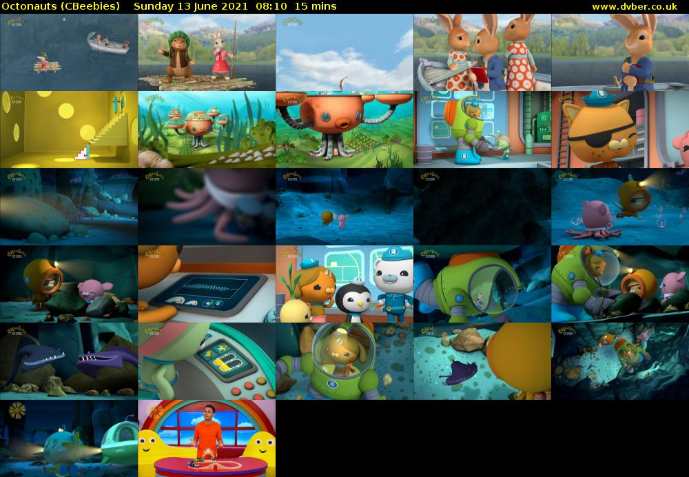 Octonauts (CBeebies) Sunday 13 June 2021 08:10 - 08:25