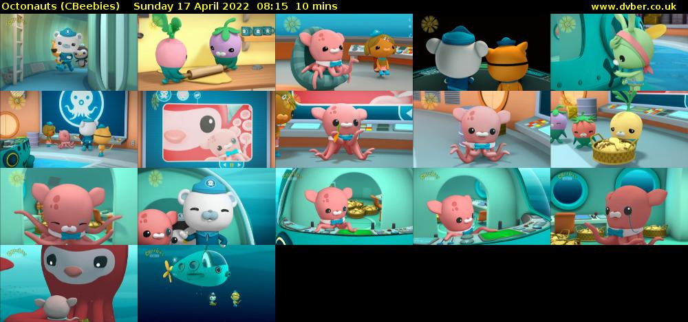 Octonauts (CBeebies) Sunday 17 April 2022 08:15 - 08:25