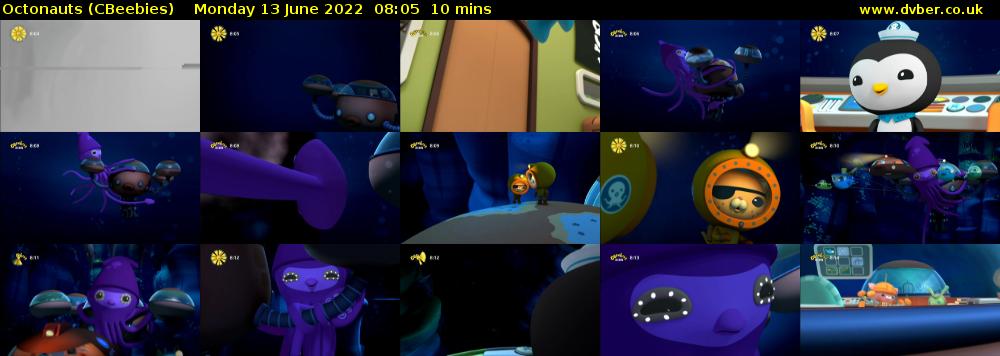 Octonauts (CBeebies) Monday 13 June 2022 08:05 - 08:15