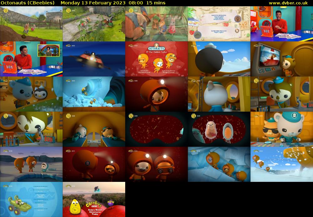 Octonauts (CBeebies) Monday 13 February 2023 08:00 - 08:15