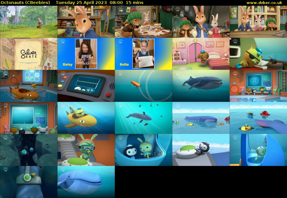 Octonauts (CBeebies) Tuesday 25 April 2023 08:00 - 08:15