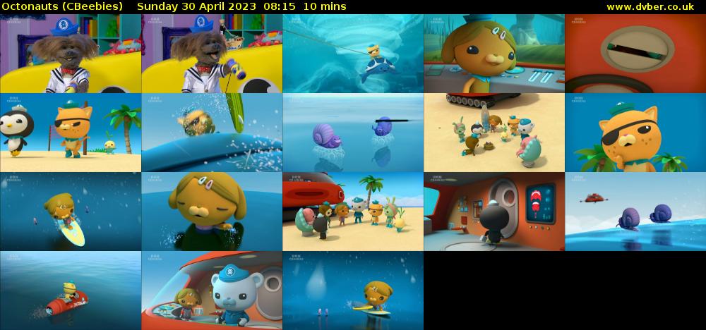 Octonauts (CBeebies) Sunday 30 April 2023 08:15 - 08:25