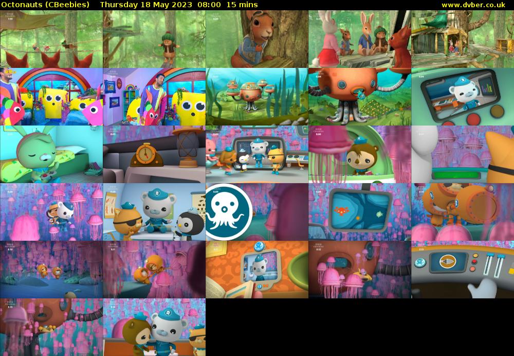Octonauts (CBeebies) Thursday 18 May 2023 08:00 - 08:15