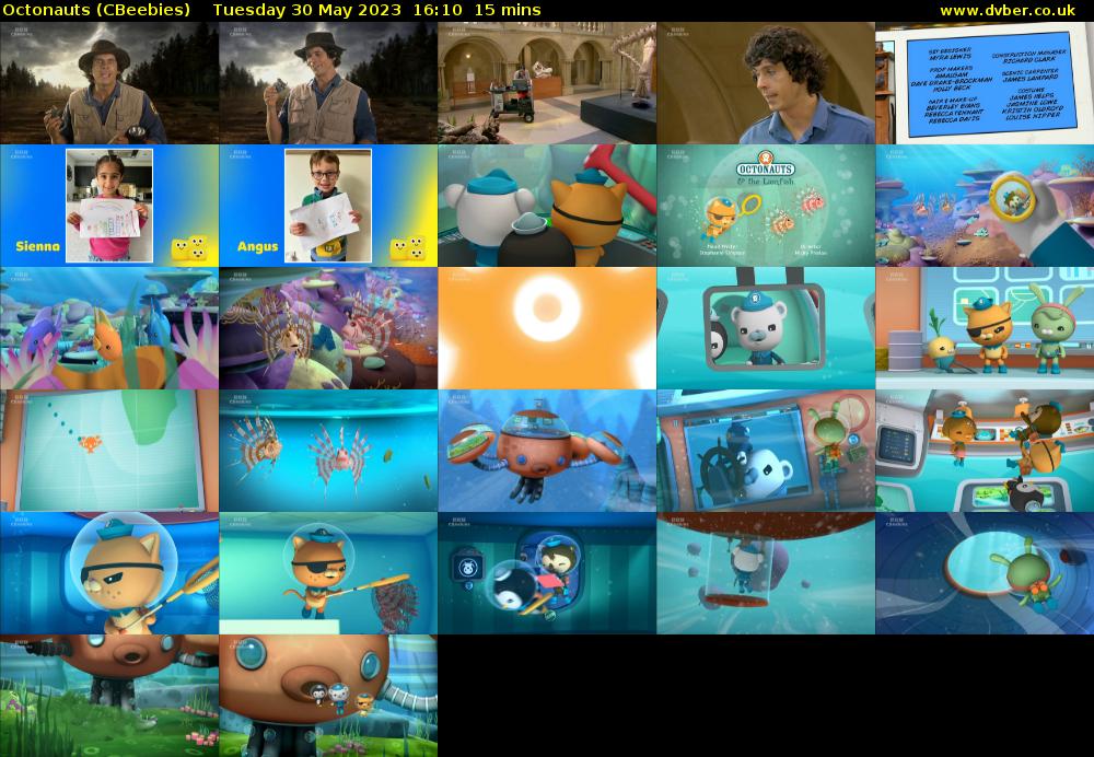 Octonauts (CBeebies) Tuesday 30 May 2023 16:10 - 16:25