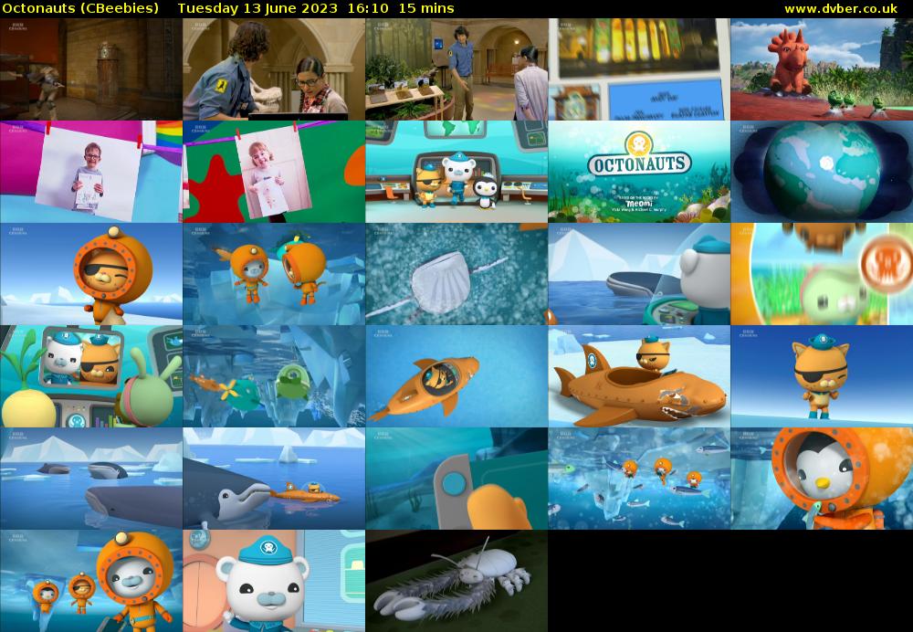 Octonauts (CBeebies) Tuesday 13 June 2023 16:10 - 16:25