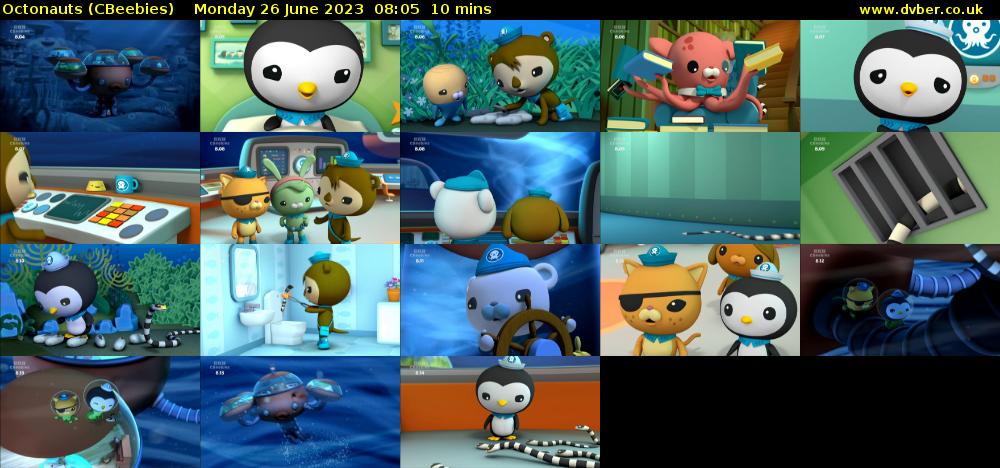 Octonauts (CBeebies) Monday 26 June 2023 08:05 - 08:15