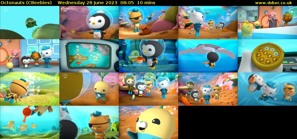 Octonauts (CBeebies) Wednesday 28 June 2023 08:05 - 08:15