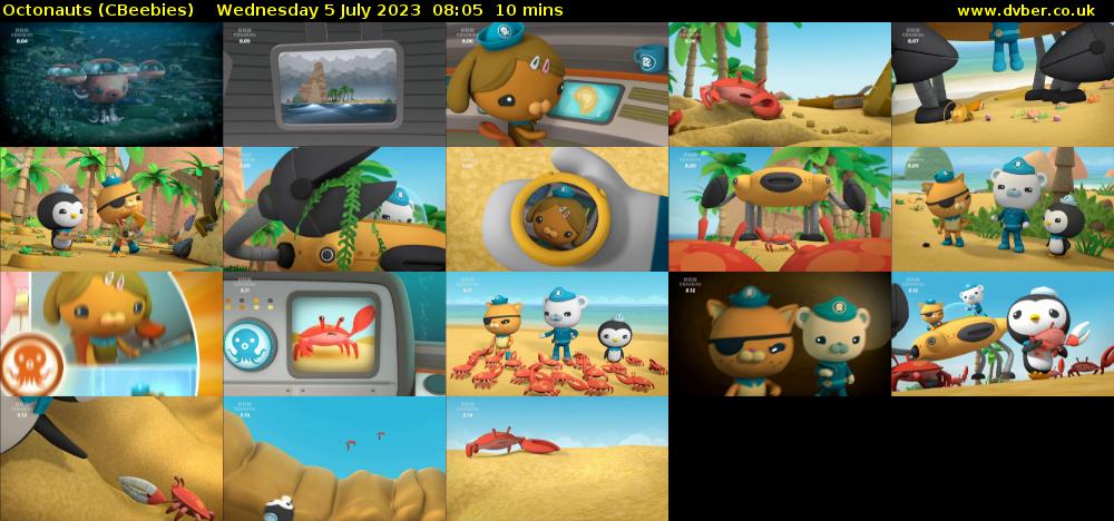 Octonauts (CBeebies) Wednesday 5 July 2023 08:05 - 08:15