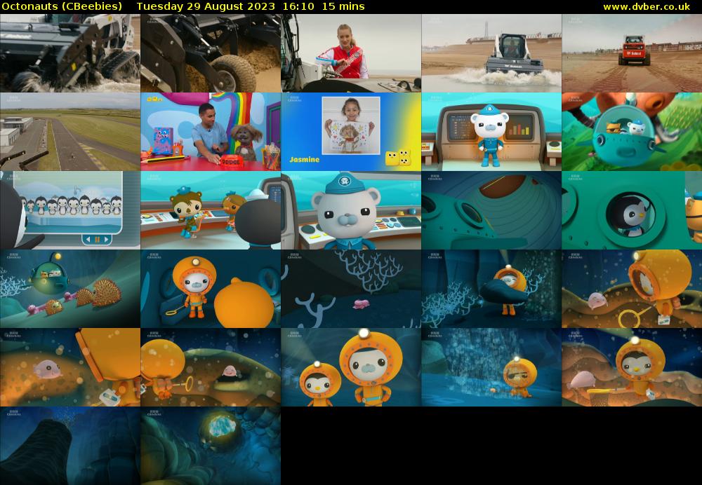 Octonauts (CBeebies) Tuesday 29 August 2023 16:10 - 16:25