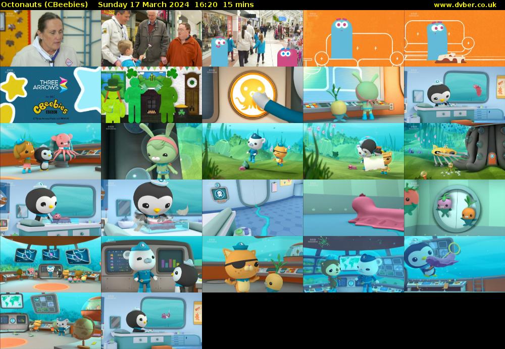 Octonauts (CBeebies) Sunday 17 March 2024 16:20 - 16:35