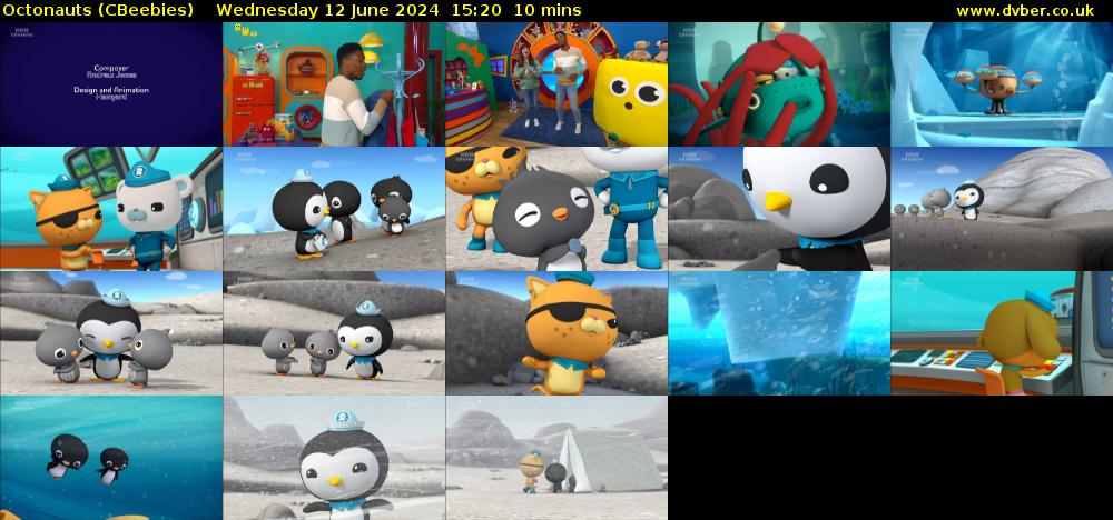 Octonauts (CBeebies) Wednesday 12 June 2024 15:20 - 15:30