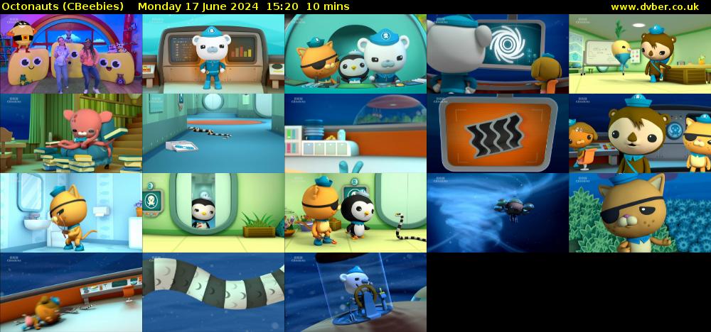 Octonauts (CBeebies) Monday 17 June 2024 15:20 - 15:30