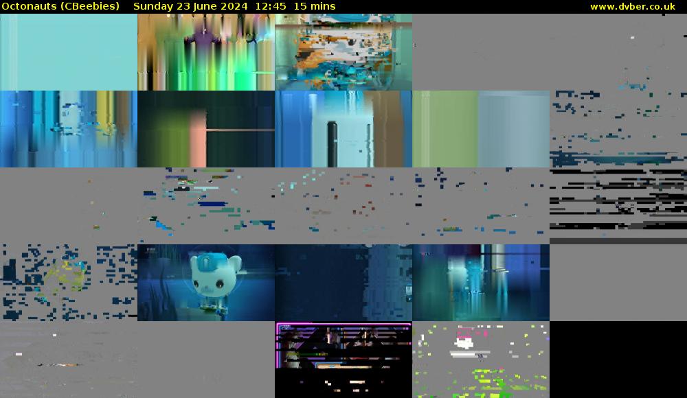 Octonauts (CBeebies) Sunday 23 June 2024 12:45 - 13:00