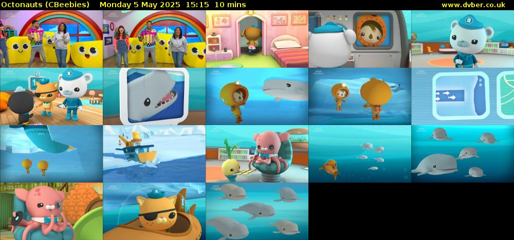 Octonauts (CBeebies) Monday 5 May 2025 15:15 - 15:25