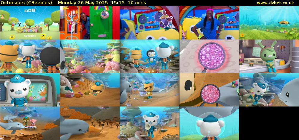 Octonauts (CBeebies) Monday 26 May 2025 15:15 - 15:25