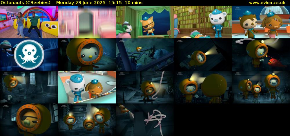 Octonauts (CBeebies) Monday 23 June 2025 15:15 - 15:25