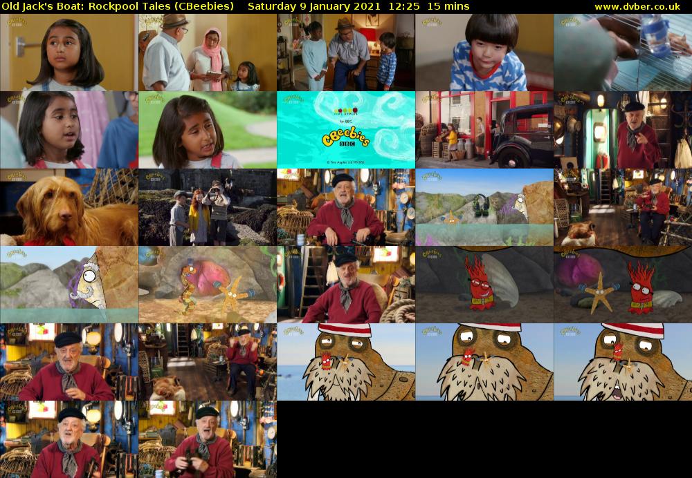 Old Jack's Boat: Rockpool Tales (CBeebies) Saturday 9 January 2021 12:25 - 12:40
