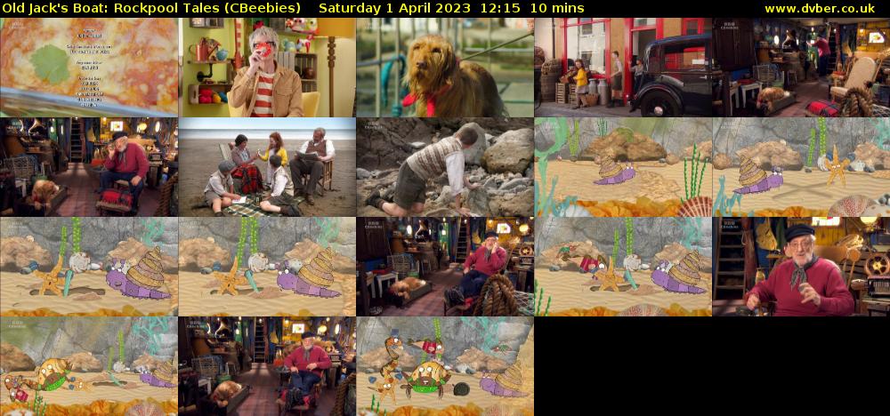 Old Jack's Boat: Rockpool Tales (CBeebies) Saturday 1 April 2023 12:15 - 12:25