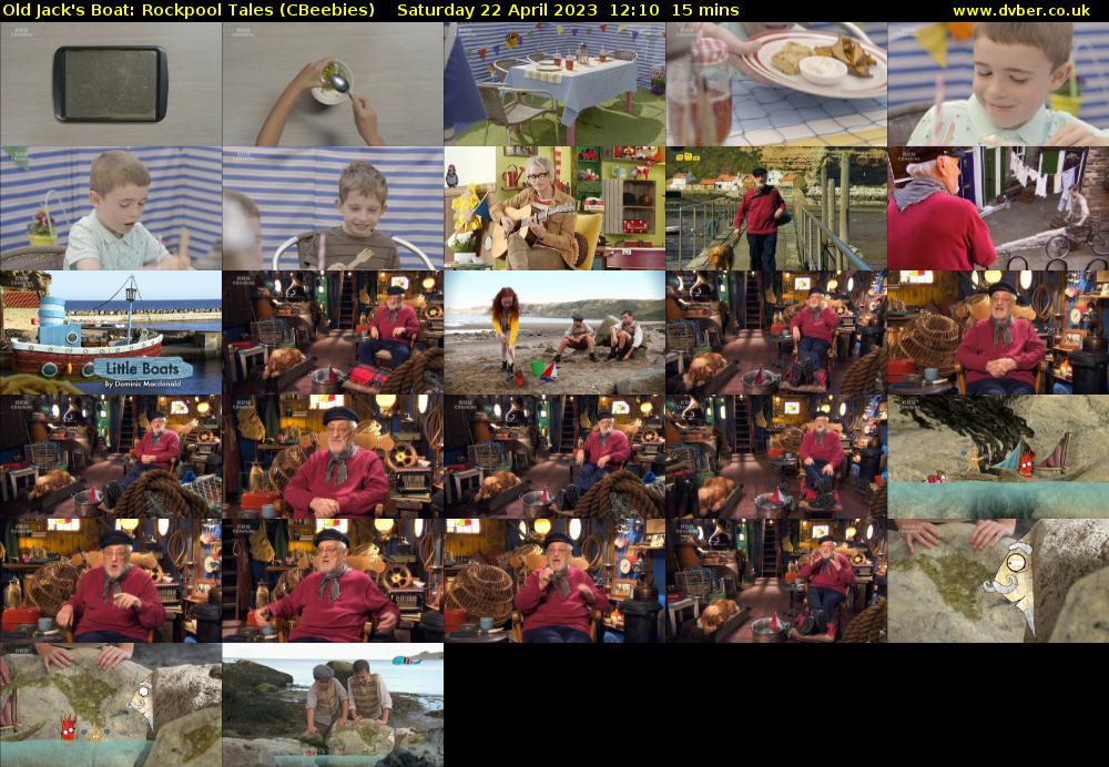 Old Jack's Boat: Rockpool Tales (CBeebies) Saturday 22 April 2023 12:10 - 12:25