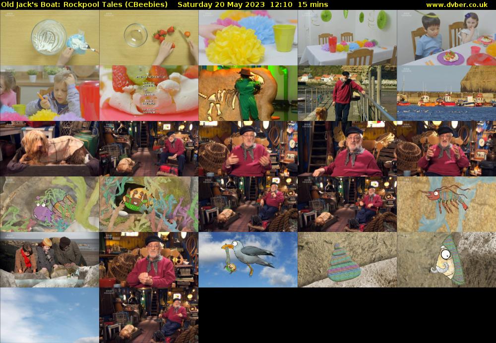 Old Jack's Boat: Rockpool Tales (CBeebies) Saturday 20 May 2023 12:10 - 12:25
