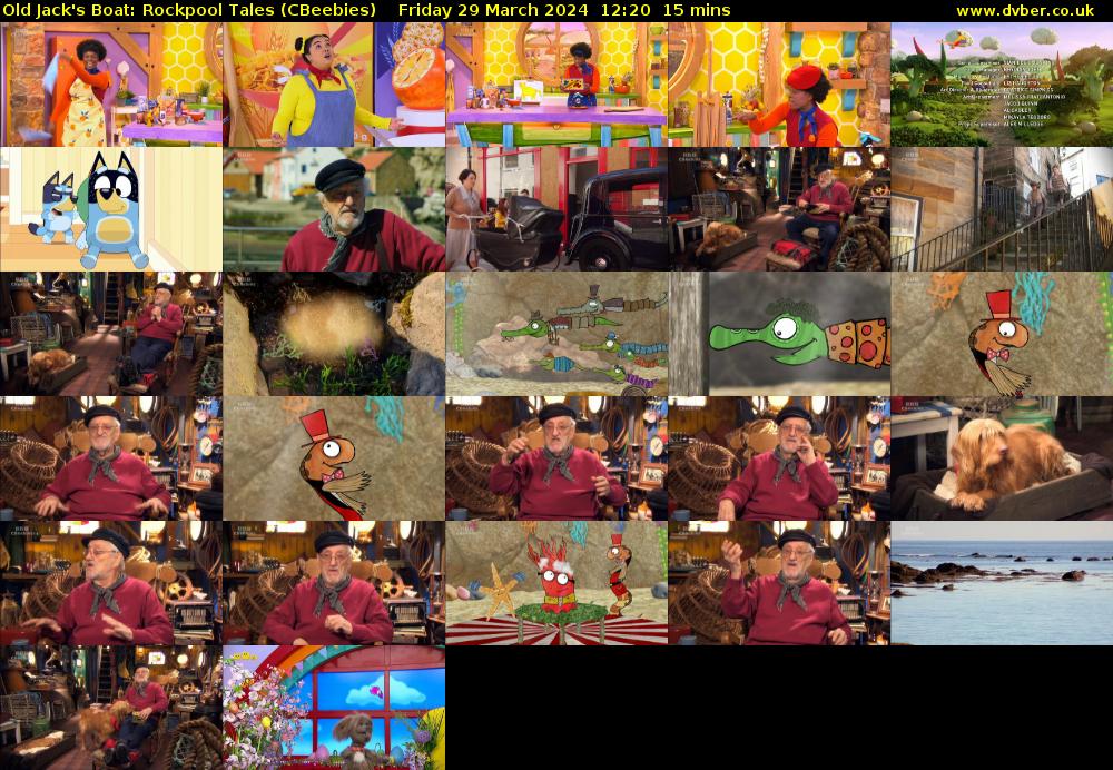 Old Jack's Boat: Rockpool Tales (CBeebies) Friday 29 March 2024 12:20 - 12:35