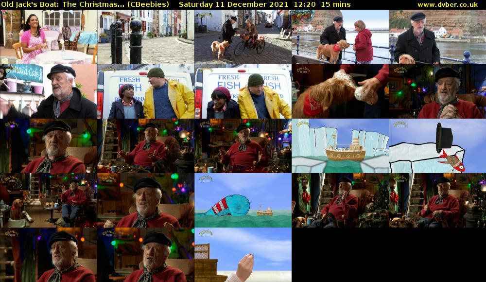 Old Jack's Boat: The Christmas... (CBeebies) Saturday 11 December 2021 12:20 - 12:35