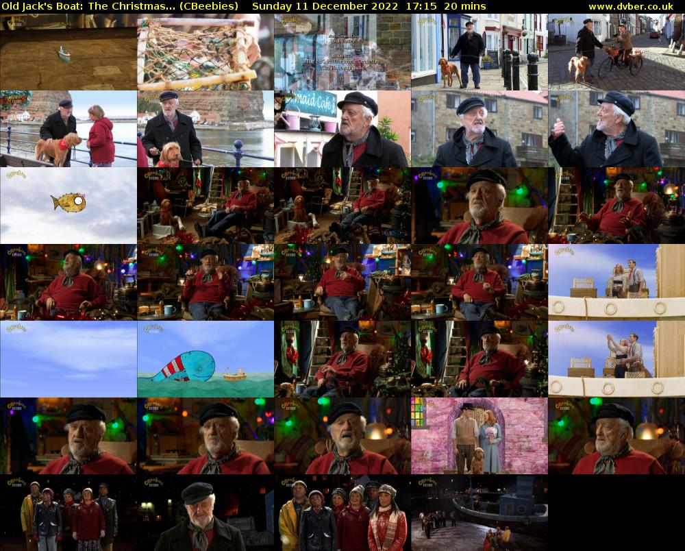Old Jack's Boat: The Christmas... (CBeebies) Sunday 11 December 2022 17:15 - 17:35
