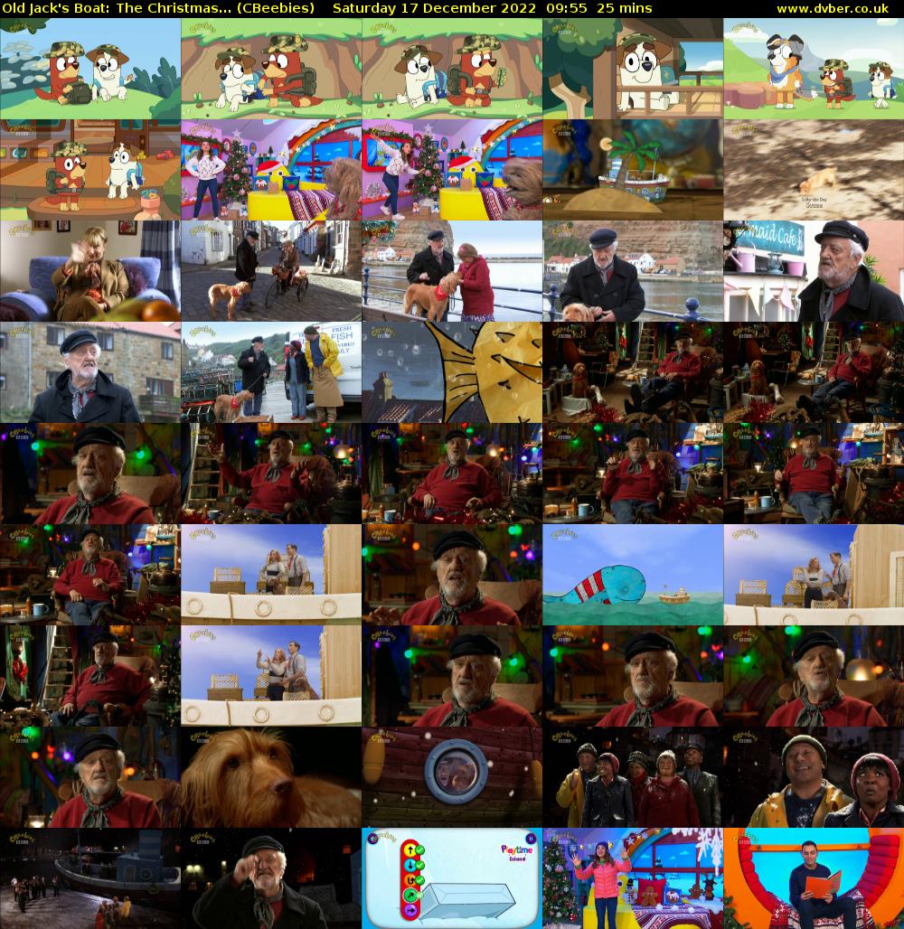 Old Jack's Boat: The Christmas... (CBeebies) Saturday 17 December 2022 09:55 - 10:20