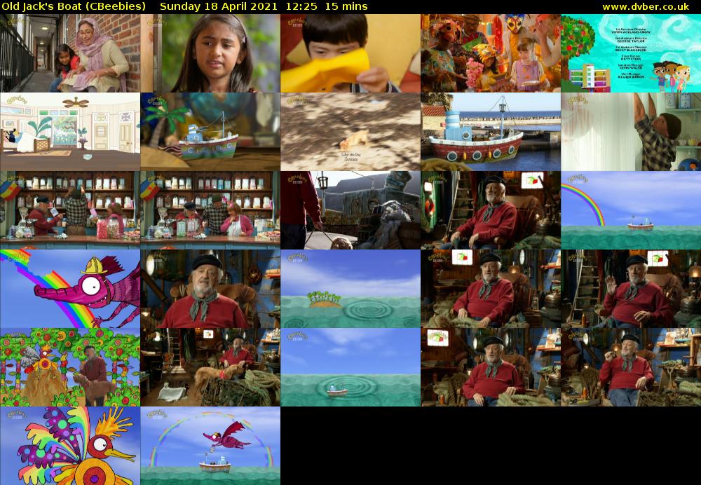 Old Jack's Boat (CBeebies) Sunday 18 April 2021 12:25 - 12:40