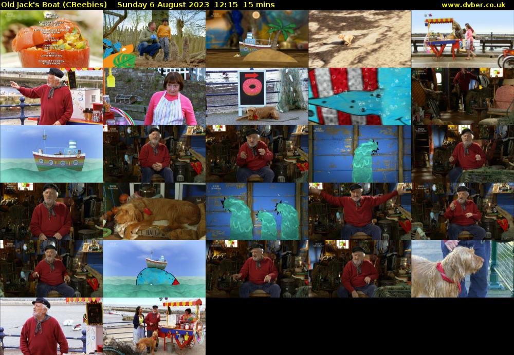 Old Jack's Boat (CBeebies) Sunday 6 August 2023 12:15 - 12:30